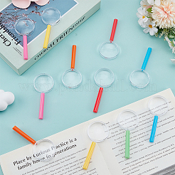 72Pcs 6 Colors Plastic Handheld Magnifier for Children&nbsp;DIY-GO0002-78