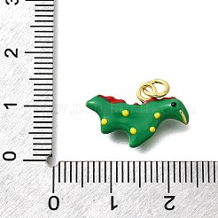 Brass with Enamel Pendants&nbsp;KK-D295-20G