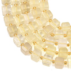 Heated Natural Lemon Quartz Beads Strands&nbsp;G-F832-A03-01