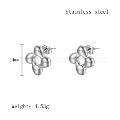 304 Stainless Steel Stud Earrings for Women&nbsp;FU8032-2