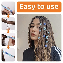 Acrylic Hair Braiding Twist Styling Tool Set&nbsp;DIY-FZC0002-01C