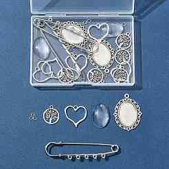 DIY Brooch Making Kits&nbsp;DIY-FS0009-11