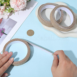 3 Rolls Linen Adhesive Tape for Scrapbook&nbsp;AJEW-GF0012-49A