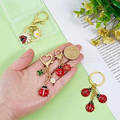4Pcs Alloy Enamel Keychains&nbsp;KEYC-PH01632