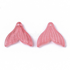 Transparent Spray Painted  Glass Pendants&nbsp;GLAA-S190-009A