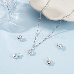 5Pcs 925 Sterling Silver Charms&nbsp;STER-BBC0002-19