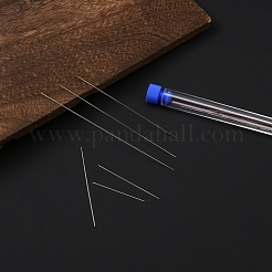 6Pcs 6 Sizes High Carbon Steel Big Eye Beading Needle&nbsp;NEED-YW0001-03