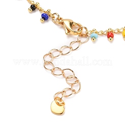 Glass Charm Bracelets&nbsp;X-BJEW-JB05600-03