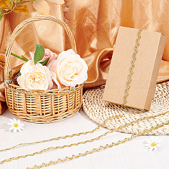 Filigree Corrugated Lace Ribbon&nbsp;OCOR-WH0080-08