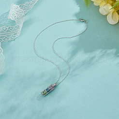 1Pc 925 Sterling Silver Column Bead Cage Pendants&nbsp;STER-BC0003-94