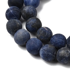 Natural Sodalite Beads Strands&nbsp;G-Q462-8mm-07