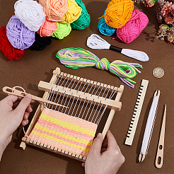 DIY Mini Wooden Detachable Loom Machine&nbsp;DIY-NB0013-99