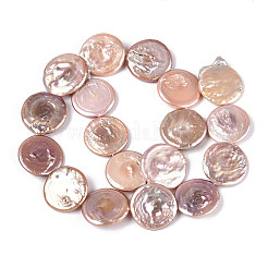 Natural Baroque Keshi Pearl Beads Strands&nbsp;PEAR-S018-20C
