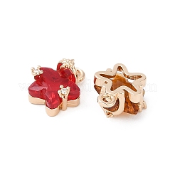 Brass Glass Pendants&nbsp;KK-D291-04KCG