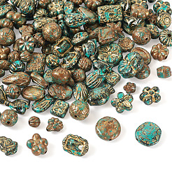 100G 2 Colors Opaque Acrylic Beads&nbsp;OACR-TA0003-30
