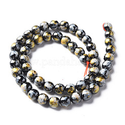 Spray Painted Non-magnetic Synthetic Hematite Beads Strands&nbsp;G-N337-06D