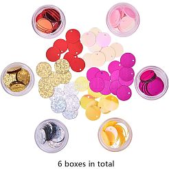 Ornament Accessories Plastic Paillette/Sequins Charms&nbsp;PVC-OC0001-04