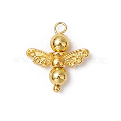 10Pcs Electroplated Synthetic Non-magnetic Hematite Beaded Angel Charms&nbsp;PALLOY-JF03636-02