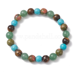 Natural & Synthetic Gemstone Beads Stretch Bracelets for Women&nbsp;BJEW-JB13270