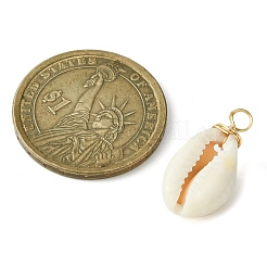 Natural Cowrie Shell Dyed Pendants&nbsp;PALLOY-JF02274
