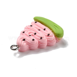 Opaque Resin Pendants&nbsp;RESI-D055-024P