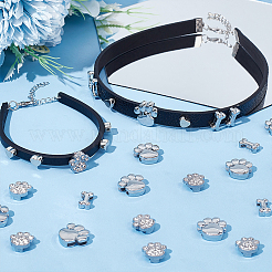 30Pcs 3 Styles Alloy Rhinestone Slide Charms&nbsp;FIND-SC0010-34