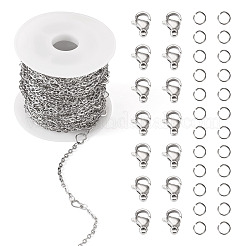 DIY Chain Bracelet Necklace Making Kit&nbsp;DIY-TA0005-87