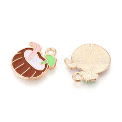 Beach Theme Alloy Enamel Pendants&nbsp;ENAM-T022-33D