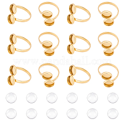 DIY Blank Dome Ring Making Kit&nbsp;DIY-UN0004-06