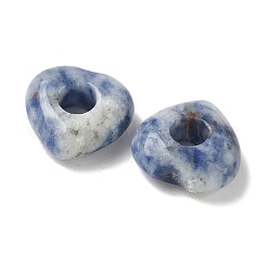 Natural Blue Spot Jasper European Beads&nbsp;G-C252-01B