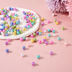 800Pcs 8 Colors Opaque Acrylic Beads&nbsp;MACR-PJ0001-05