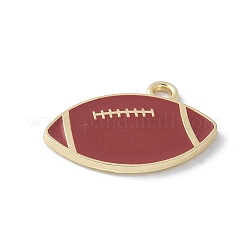 Alloy Enamel Pendants&nbsp;PALLOY-R153-02G-05