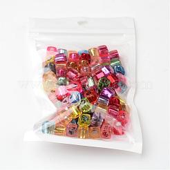 Mixed Cube Acrylic Beads&nbsp;X-PB78P9520