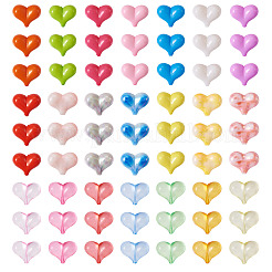185Pcs 21 Colors Opaque & Transparent & UV Plating Acrylic Beads&nbsp;MACR-TA0002-37