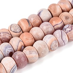 Dyed Natural Agate Beads Strands&nbsp;G-T144-26C