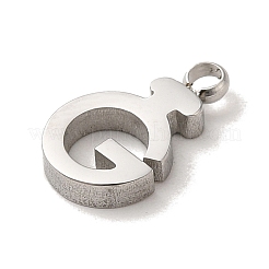Non-Tarnish 304 Stainless Steel Charms&nbsp;STAS-L022-287P