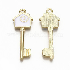 Alloy Enamel Pendants&nbsp;PALLOY-T075-40-NR