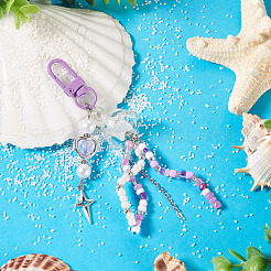 Glass Pendant Decorations&nbsp;HJEW-TAC0038
