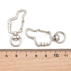 Zinc Alloy Swivel Clasps&nbsp;AL-CBAC079-08P