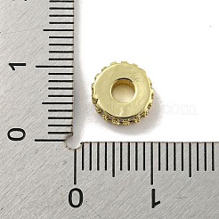 Rack Plating Brass with Cubic Zirconia Beads&nbsp;KK-B091-04A-04G