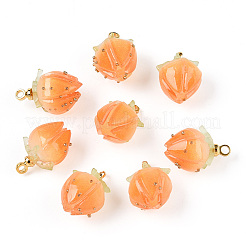 Handmade Epoxy Resin Flower Pendants&nbsp;X-KY-S163-103E