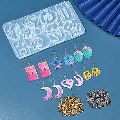 DIY Pendant Resin Craft Making Kits&nbsp;DIY-CJ0002-16