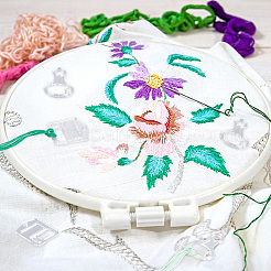 40Pcs 2 Style Acrylic Embroidery Floss Drop&nbsp;DIY-CP0008-73