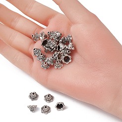 Tibetan Style Alloy Flower Bell Filigree Bead Caps&nbsp;PALLOY-YW0001-79