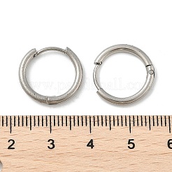 Tarnish Resistant 201 Stainless Steel Huggie Hoop Earrings&nbsp;EJEW-L250-01I-P