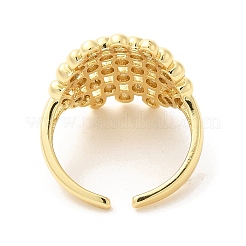 Brass Open Cuff Rings&nbsp;RJEW-P098-15G