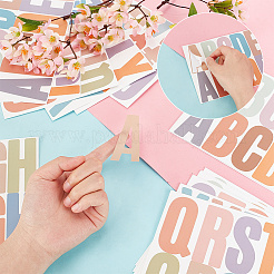 Colorful Vinyl Letter Waterproof Decorative Stickers&nbsp;DIY-WH0349-117B