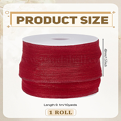 10 Yards Polyester Organza Ribbons&nbsp;SRIB-LP0001-07A