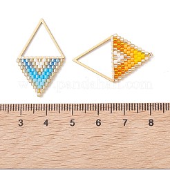 MIYUKI Glass Seed Beaded Pendants&nbsp;PALLOY-MZ01271