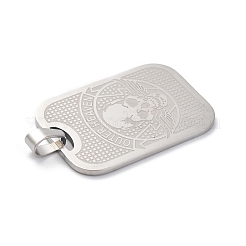 Non-Tarnish 201 Stainless Steel Pendants&nbsp;STAS-C062-09P